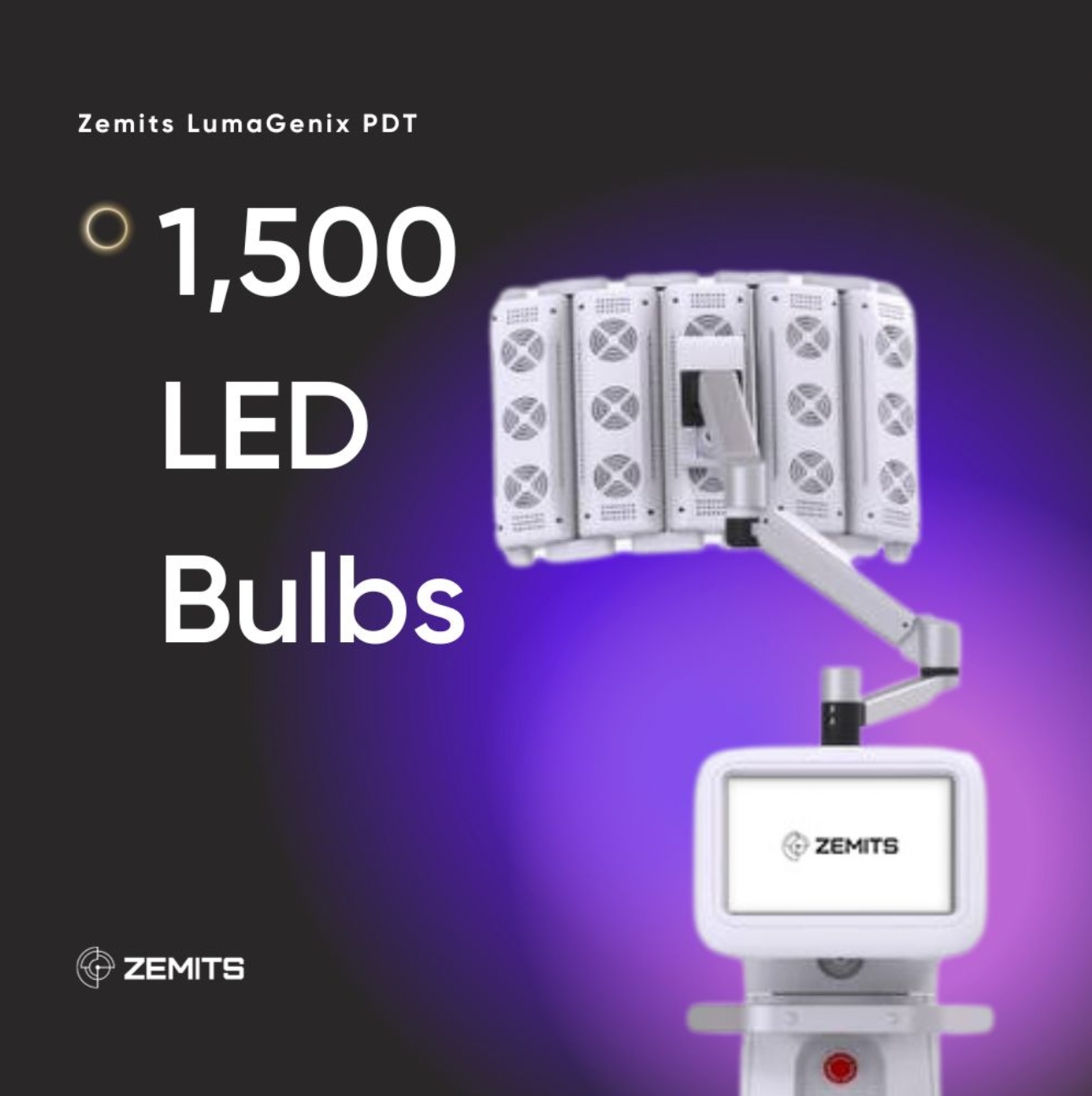 Zemits LumaGenix PDT Dispositivo Profesional de Terapia de Luz LED